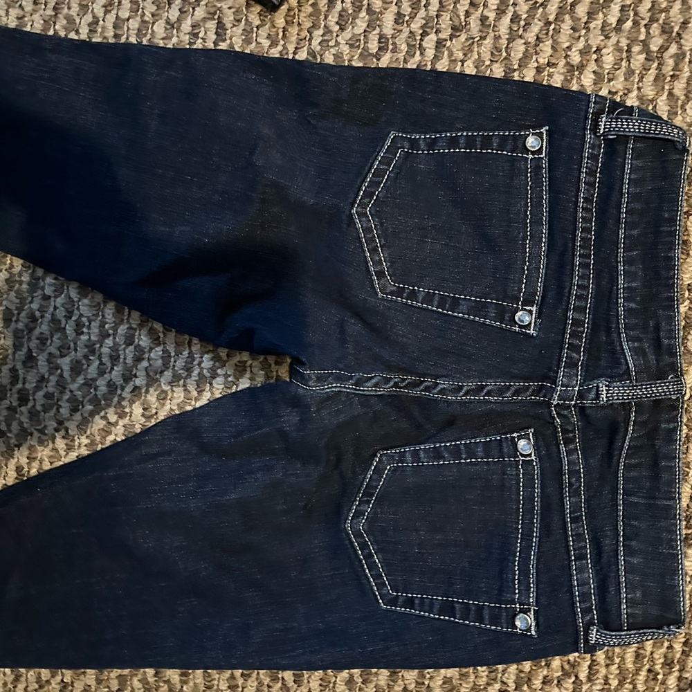Rock 47 by wrangler size 0 Blue Denim Jeans - Picture 2 of 8